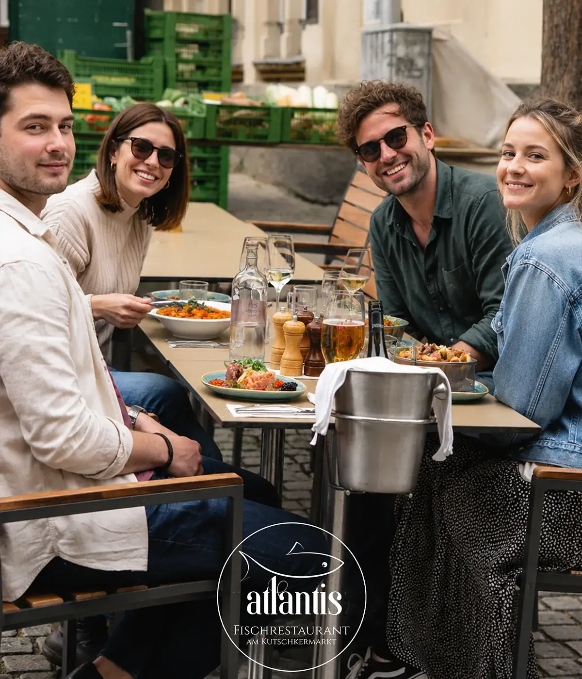 Gruppenreservierung im Atlantis Fischrestaurant Wien